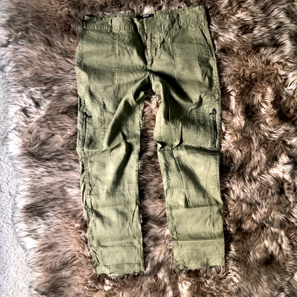Lord and Taylor green cargo pants
